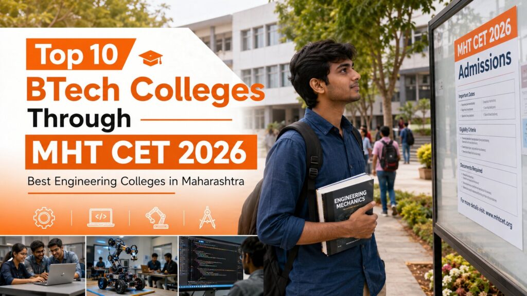 Top 10 BTech Colleges Through MHT CET 2026