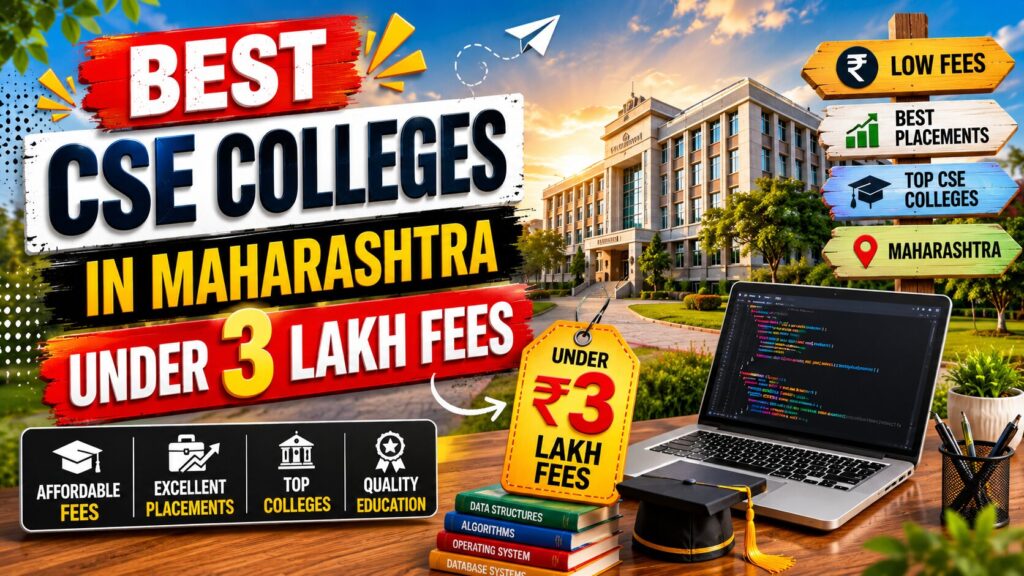 Best CSE Colleges in Maharashtra Under 3 Lakh Fees (2026)