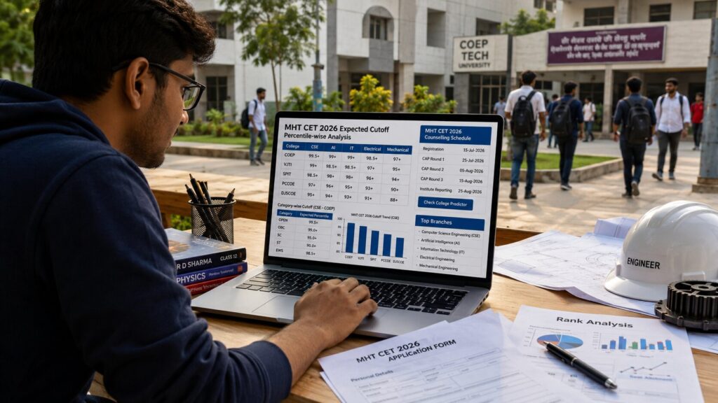 MHT CET 2026 Cutoff — College-wise & Category-wise