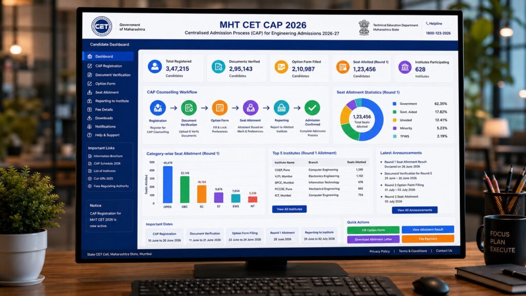 MHT CET CAP Round