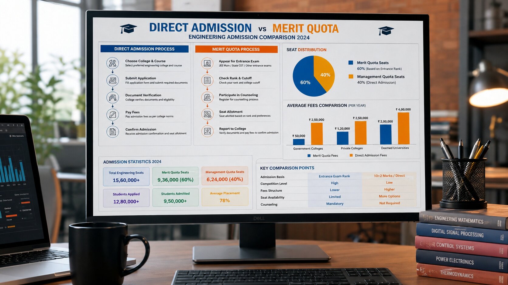 Direct Admission vs Merit Quota