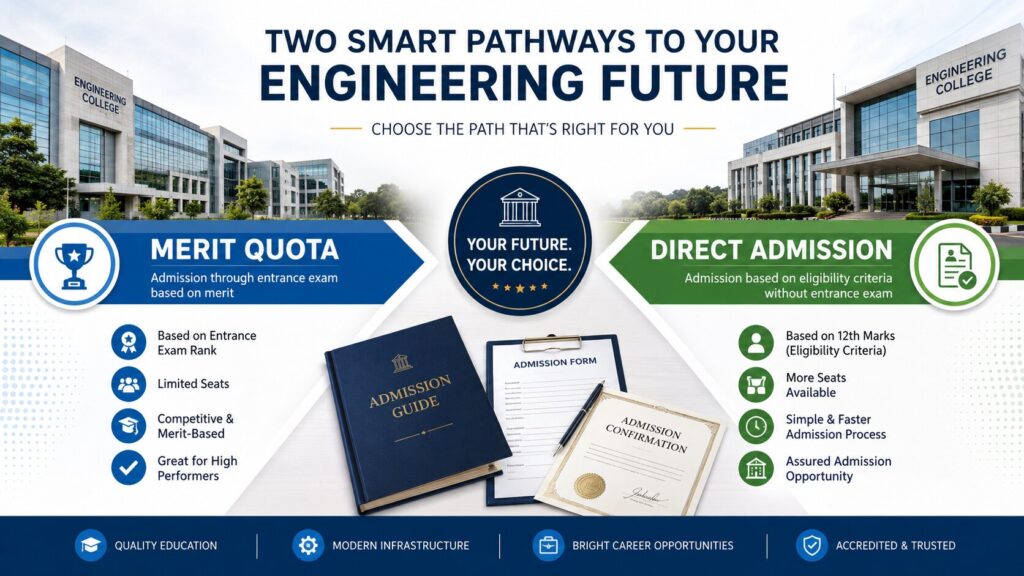 Direct Admission vs Merit Quota
