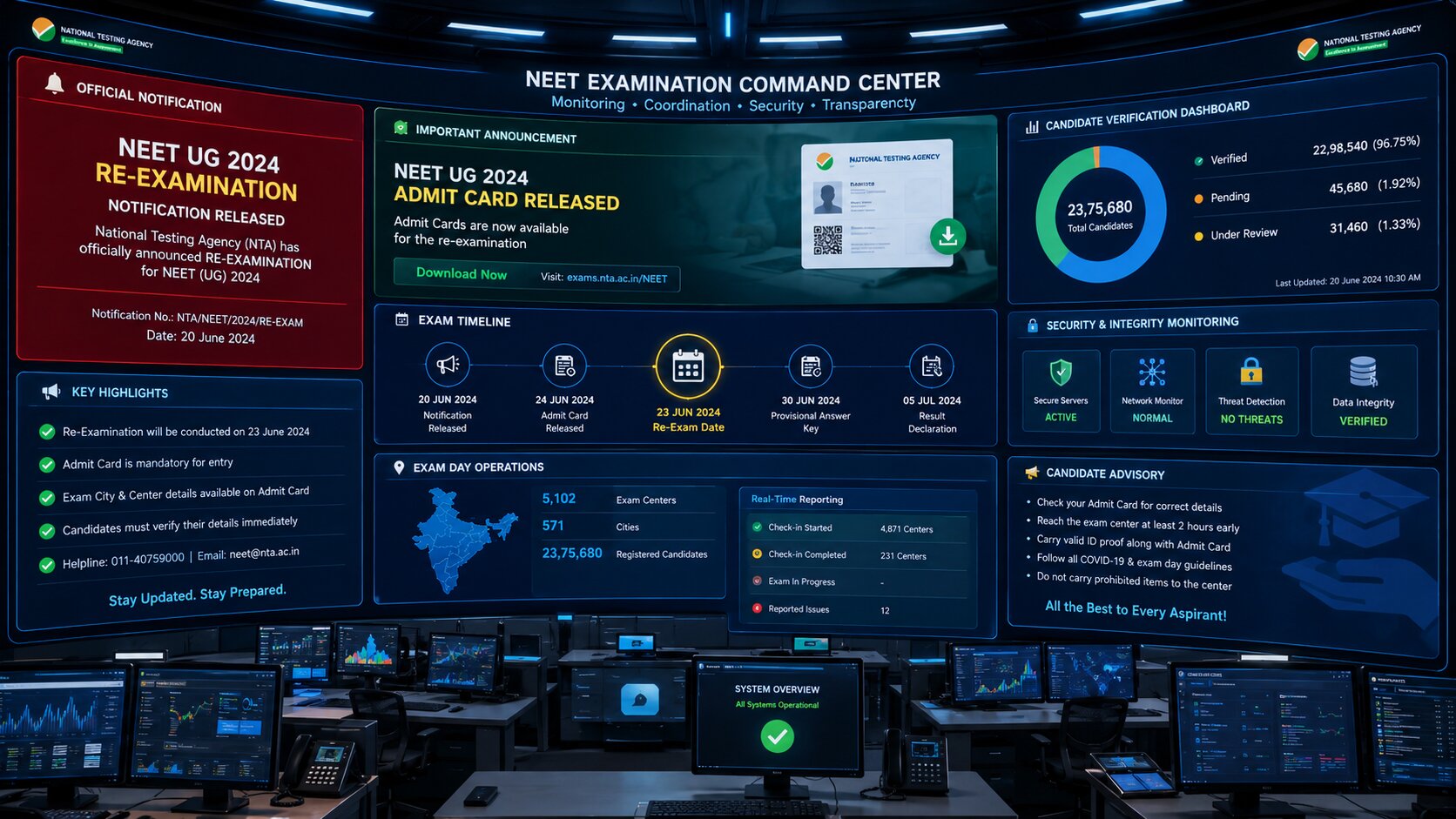 NEET UG 2026 Re-Exam Admit Card