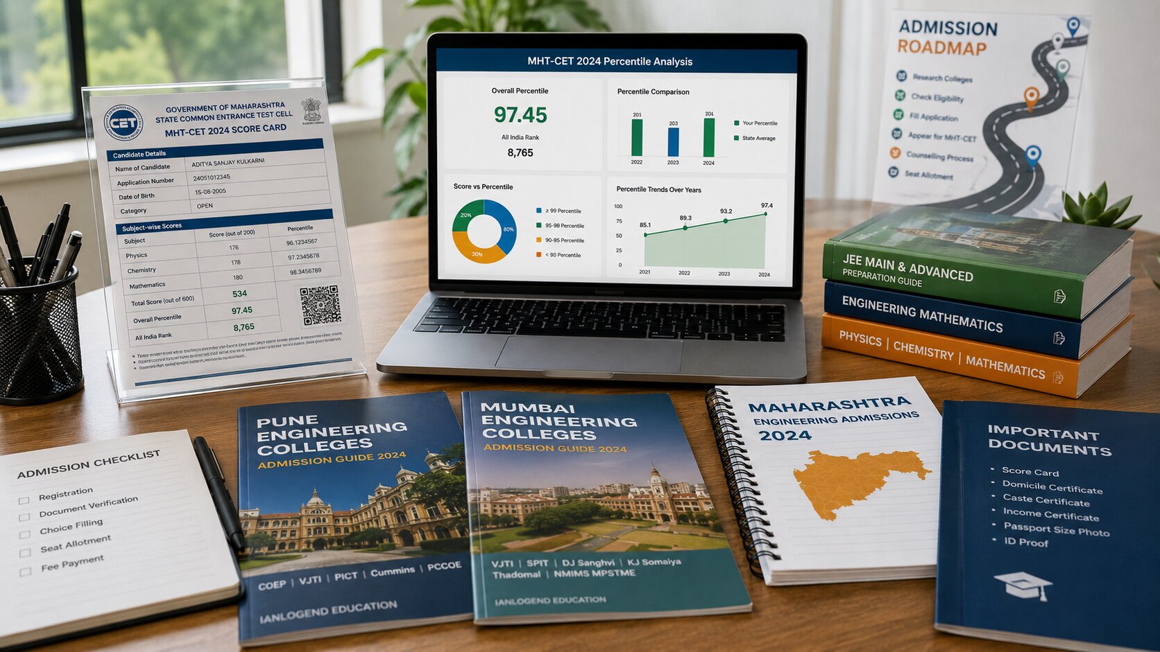 MHT-CET 2026 Percentile to College List