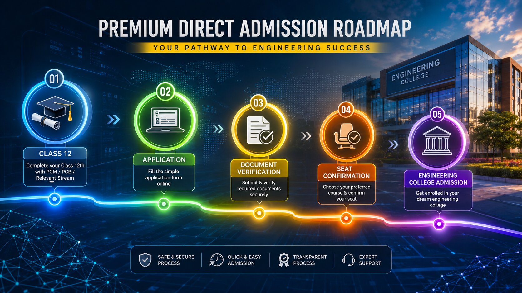 Direct Admission Without JEE Main