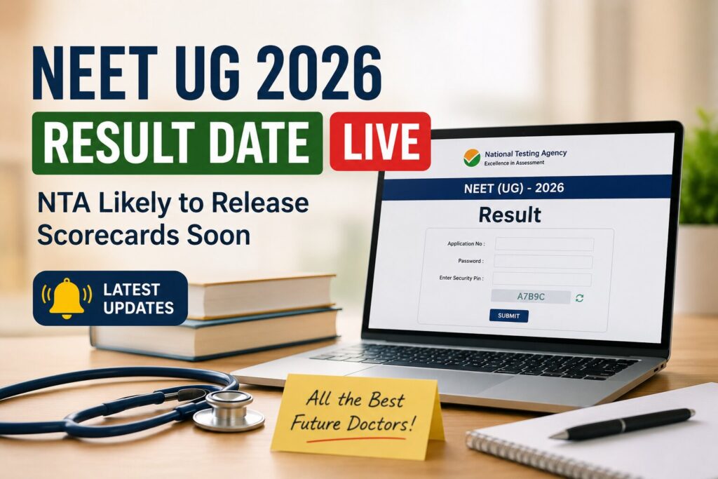 NEET UG 2026 Result Date LIVE