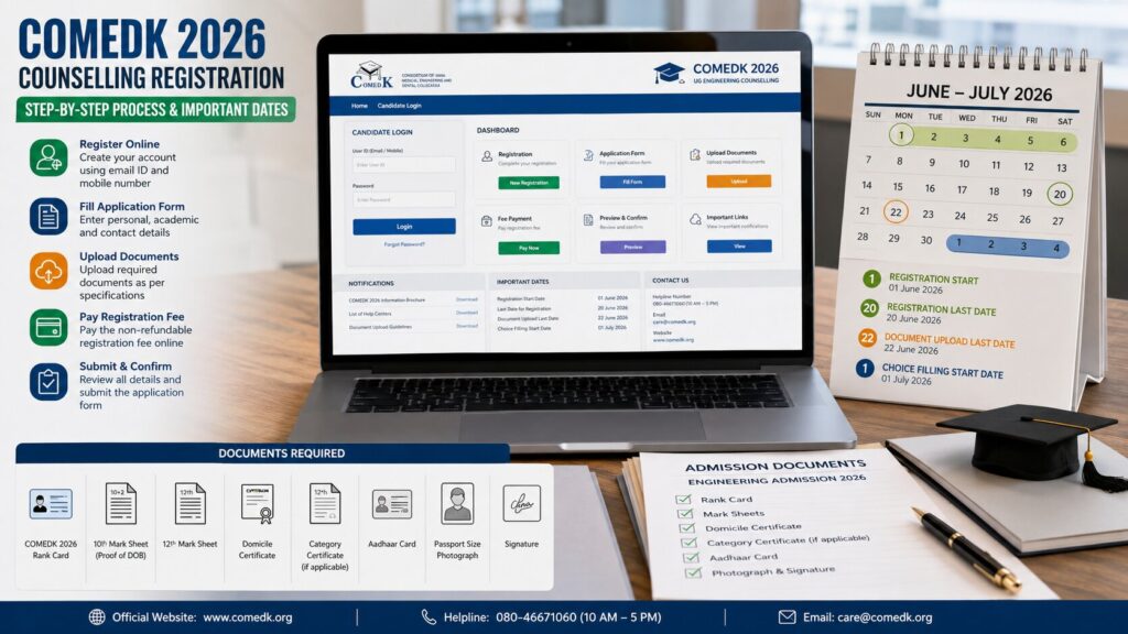 COMEDK 2026 Counselling Last Date