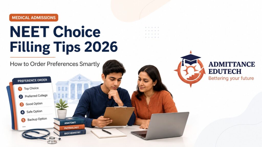NEET Choice Filling Tips 2026