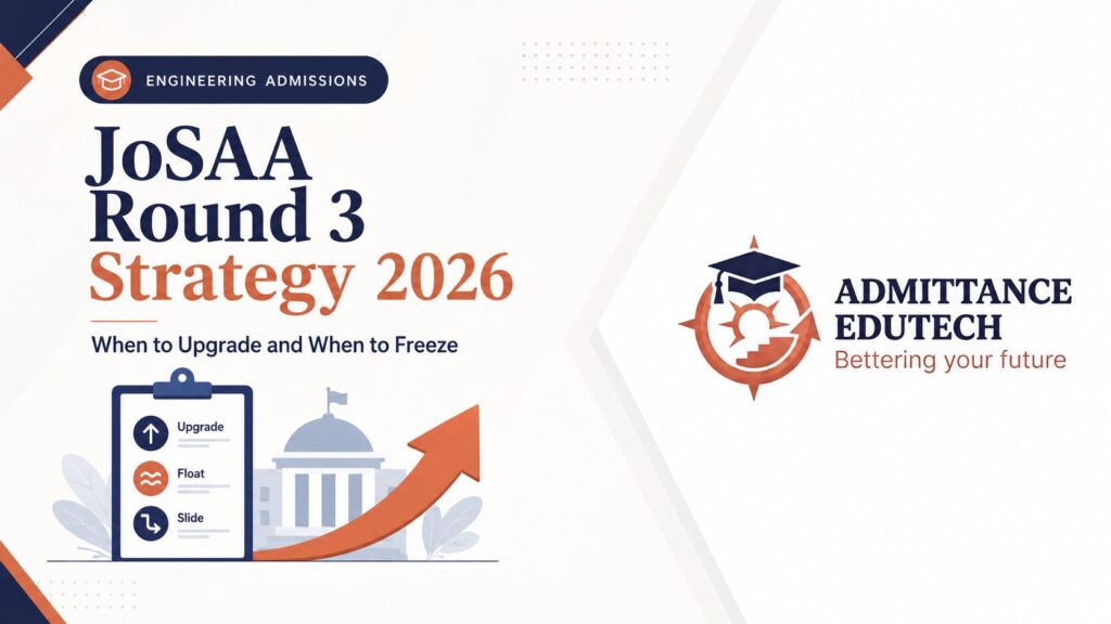 JoSAA Round 3 Strategy 2026