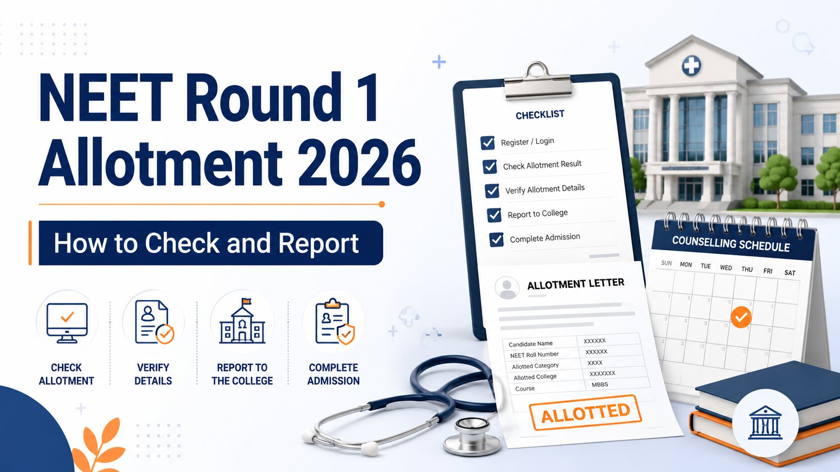 NEET Round 1 Allotment 2026