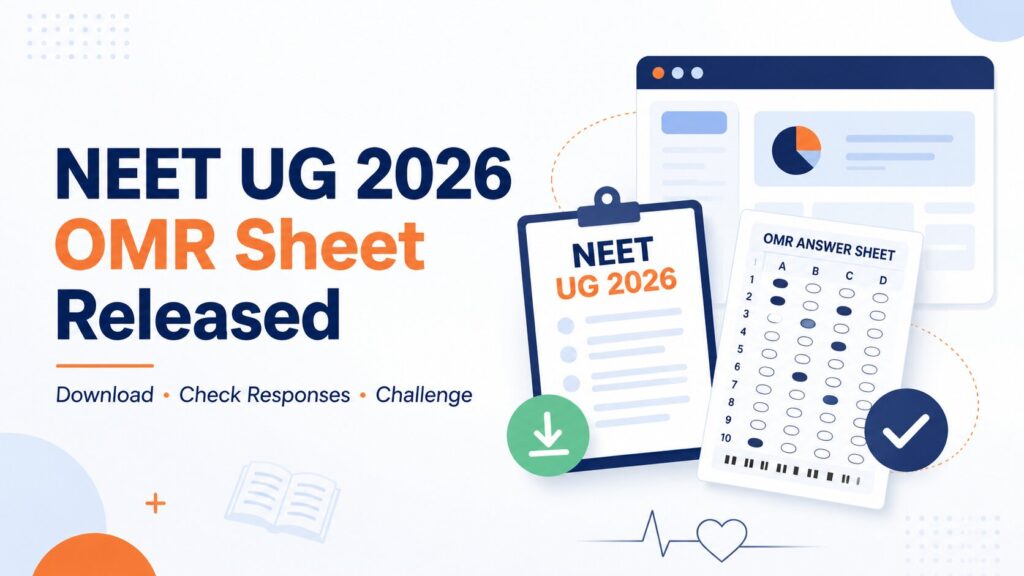 NEET UG 2026 OMR Sheet Released