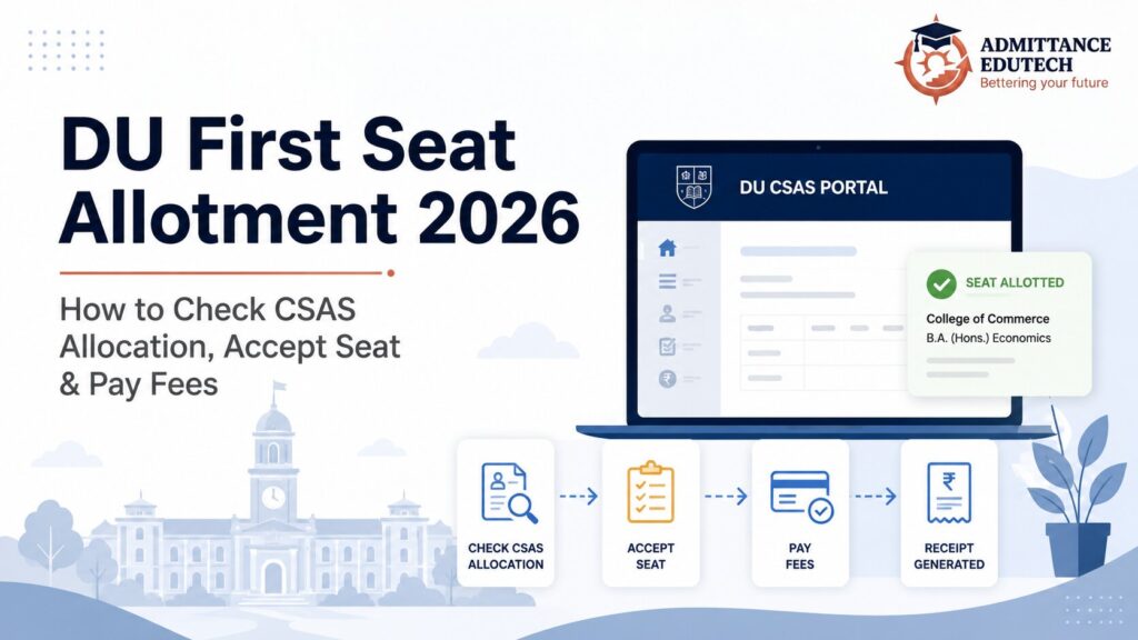 DU First Seat Allotment 2026