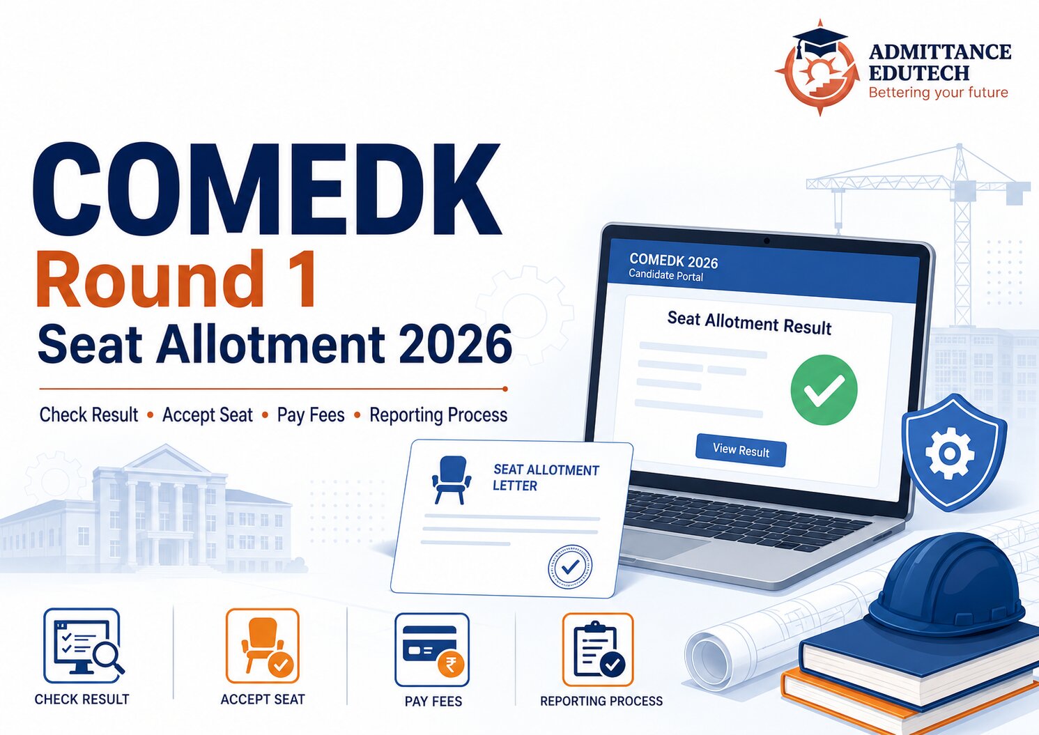 COMEDK Round 1 Seat Allotment Result 2026