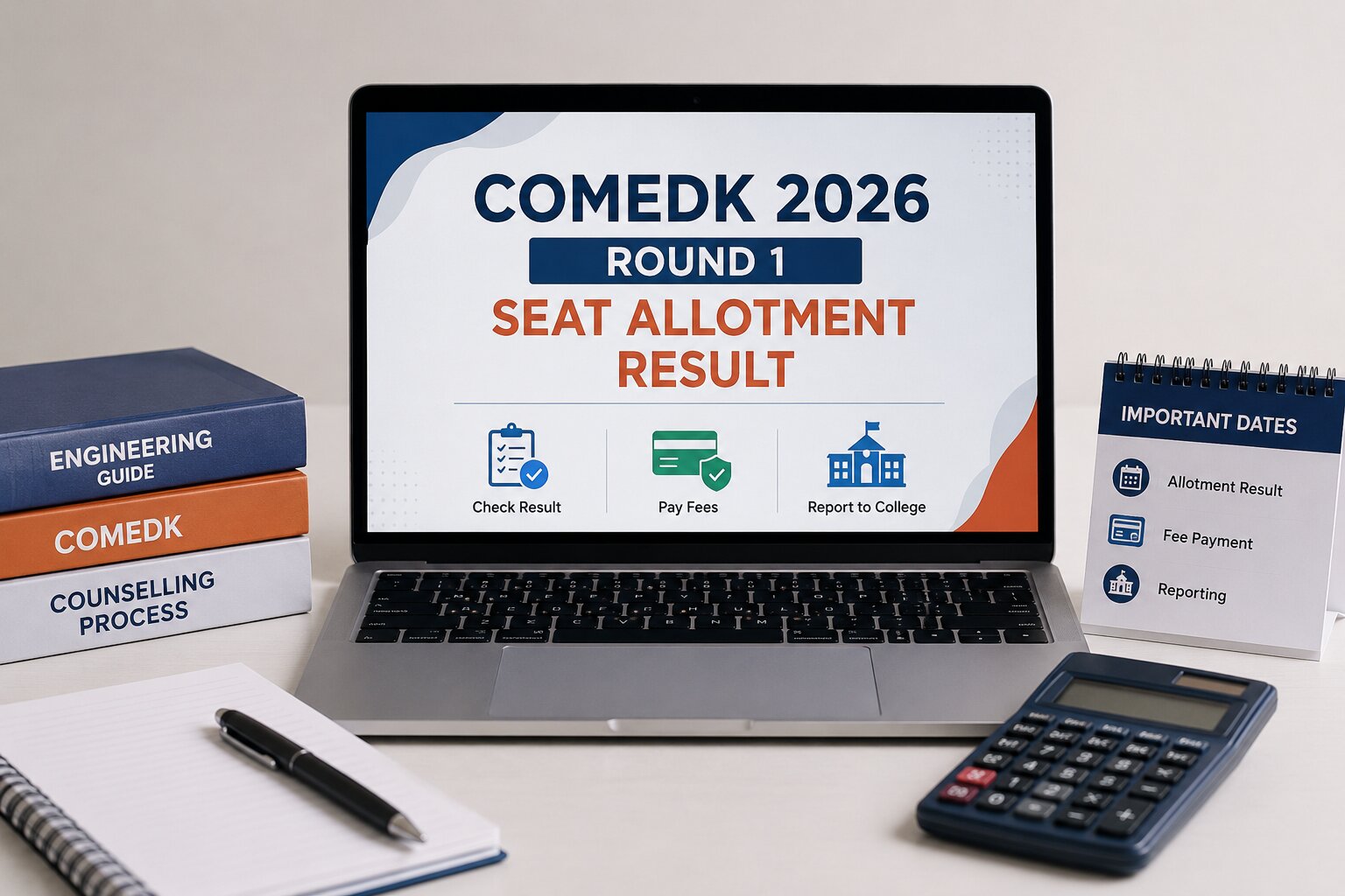 COMEDK Round 1 Seat Allotment Result 2026