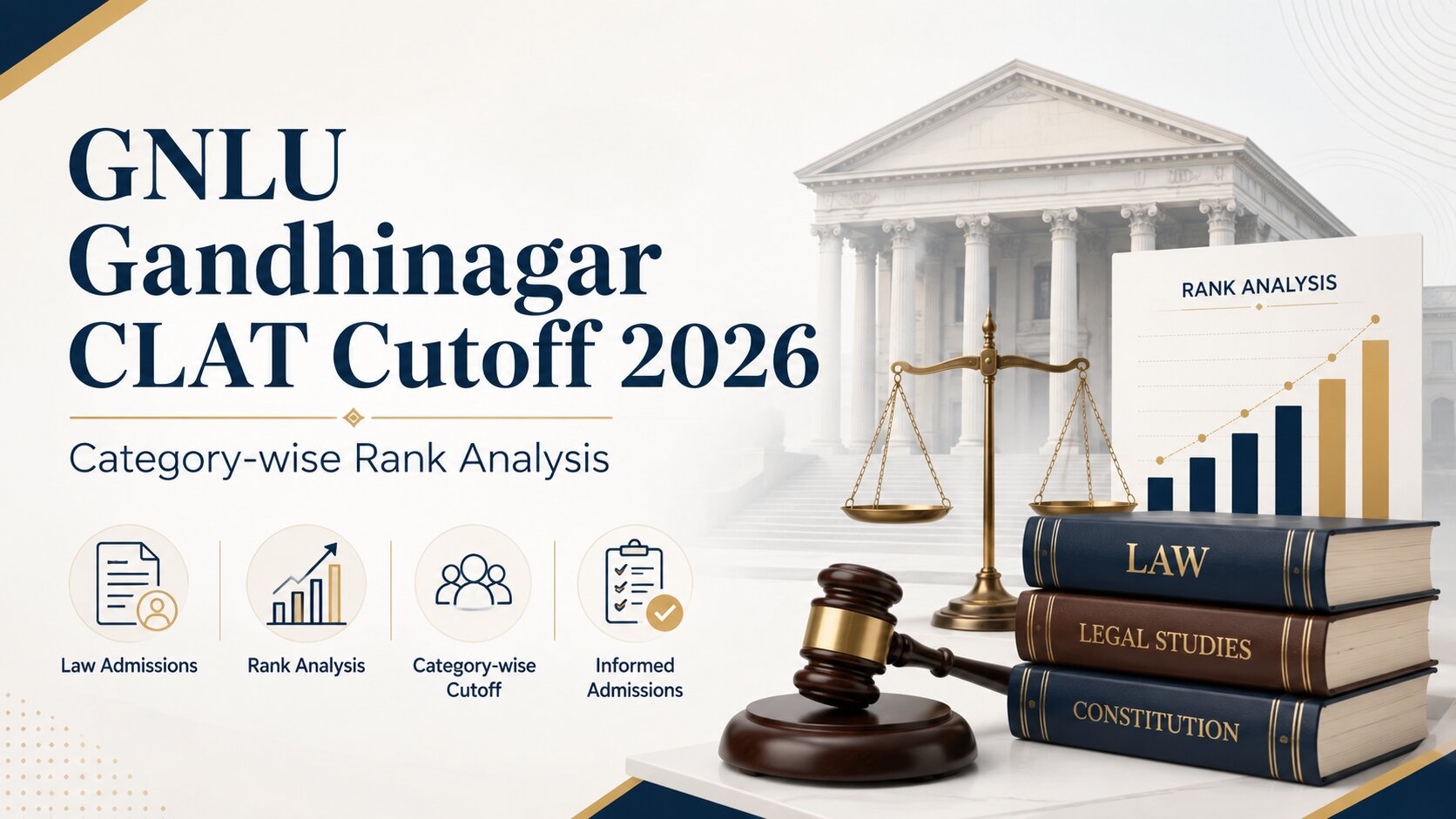 GNLU Gandhinagar CLAT Cutoff 2026