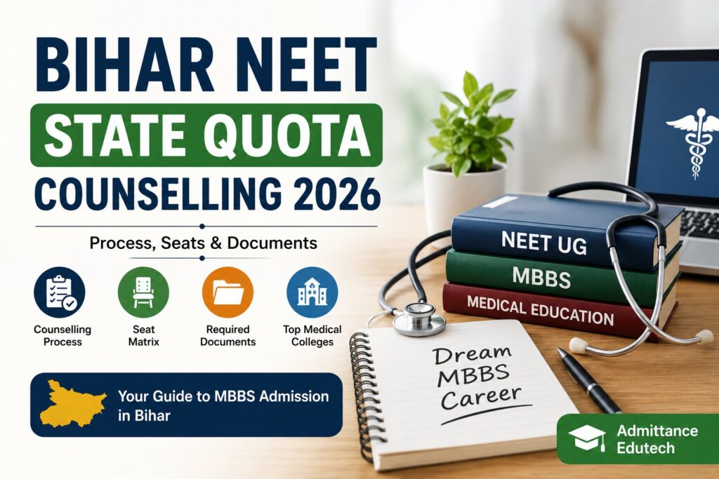 NEET state quota counselling Bihar 2026