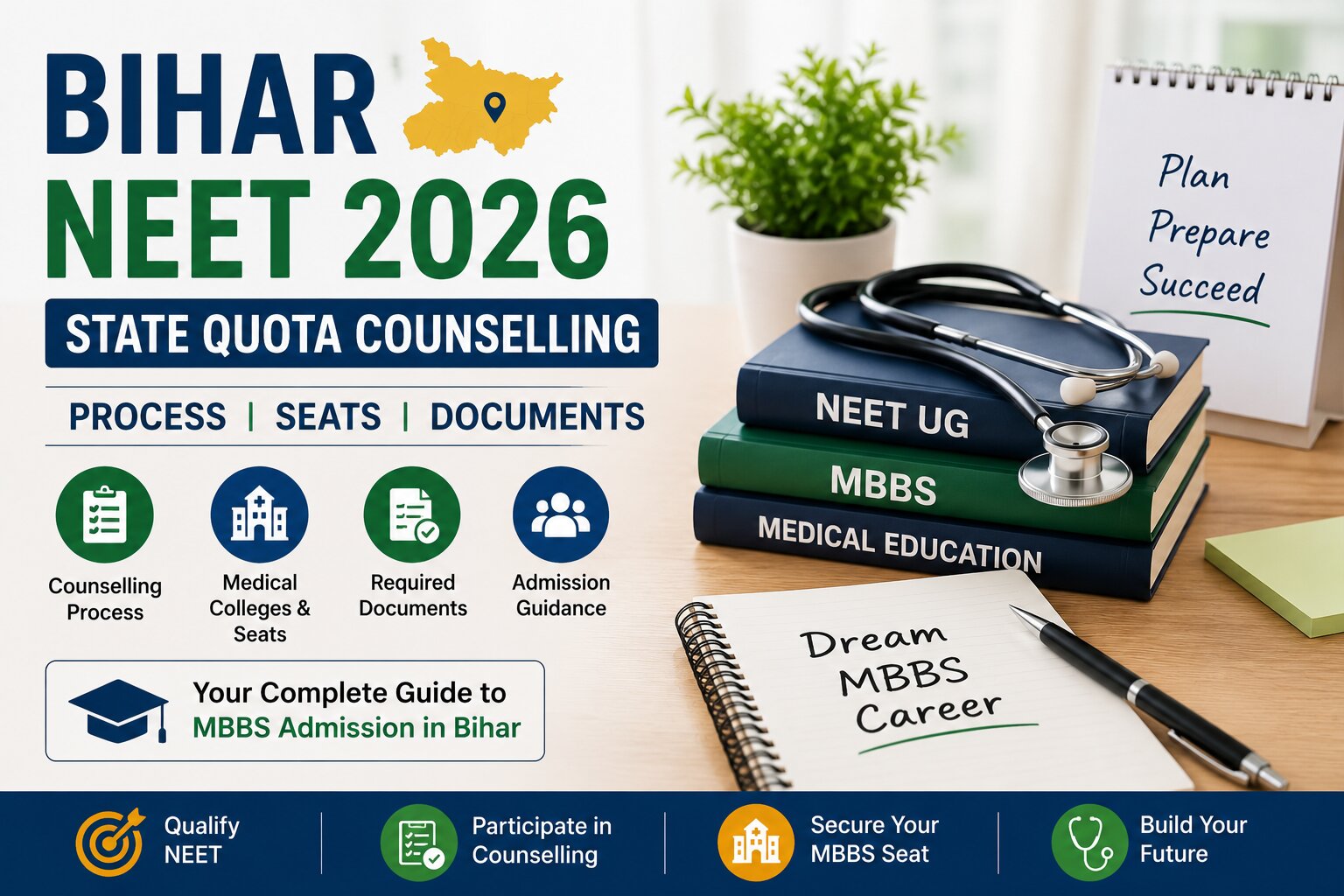 NEET state quota counselling Bihar 2026