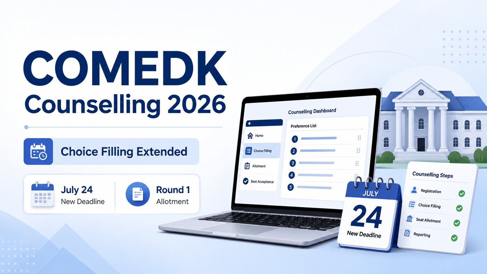 COMEDK Counselling 2026