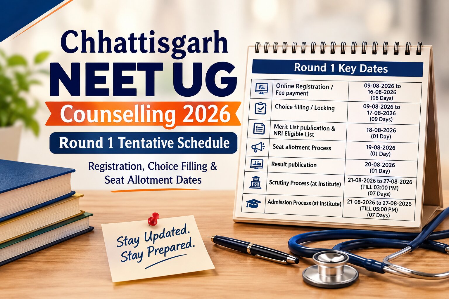 Chhattisgarh NEET UG Counselling 2026