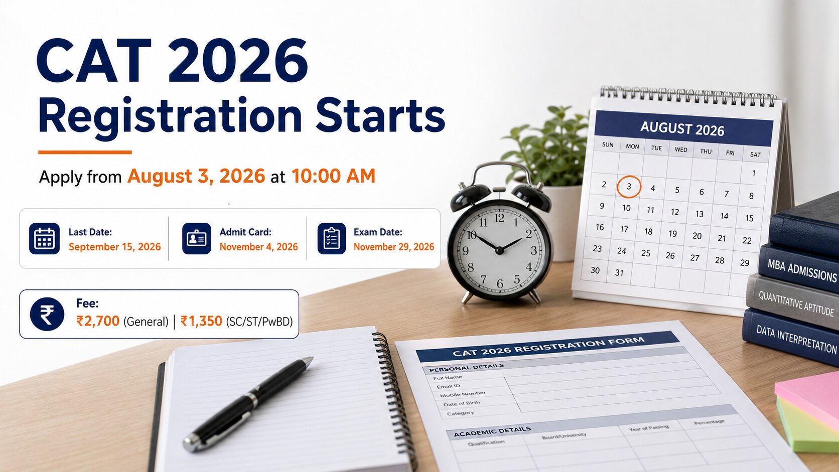 CAT 2026 Registration