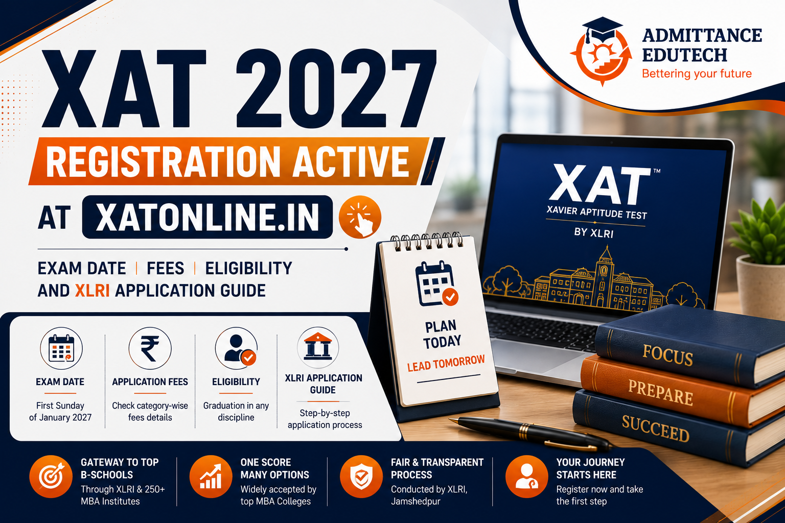 XAT 2027 Registration Active at xatonline.in: Exam Date, Fees, Eligibility and XLRI Application Guide