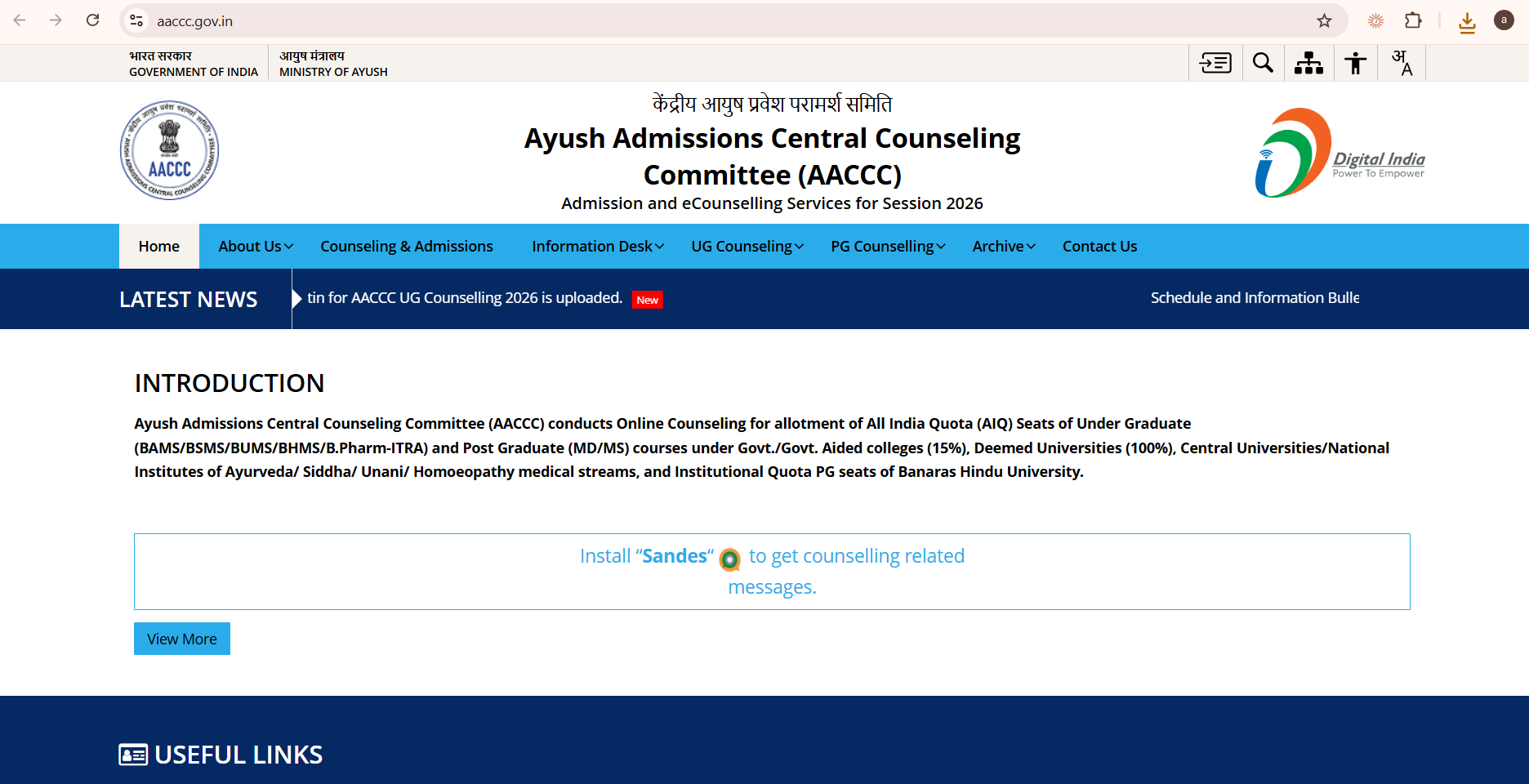 AACCC NEET UG AYUSH Counselling Schedule 2026 Out: Round 1 Registration Dates, Choice Filling, Seat Allotment Result, Fee Payment, and Reporting Guidelines