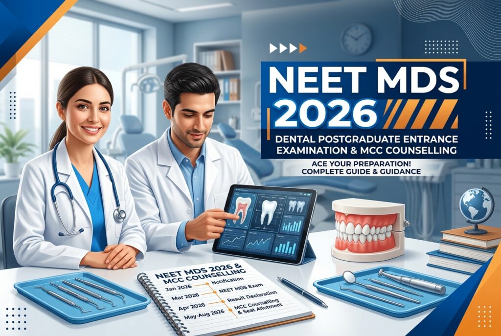 MCC NEET MDS Counselling 2026 Schedule Round 1 Banner