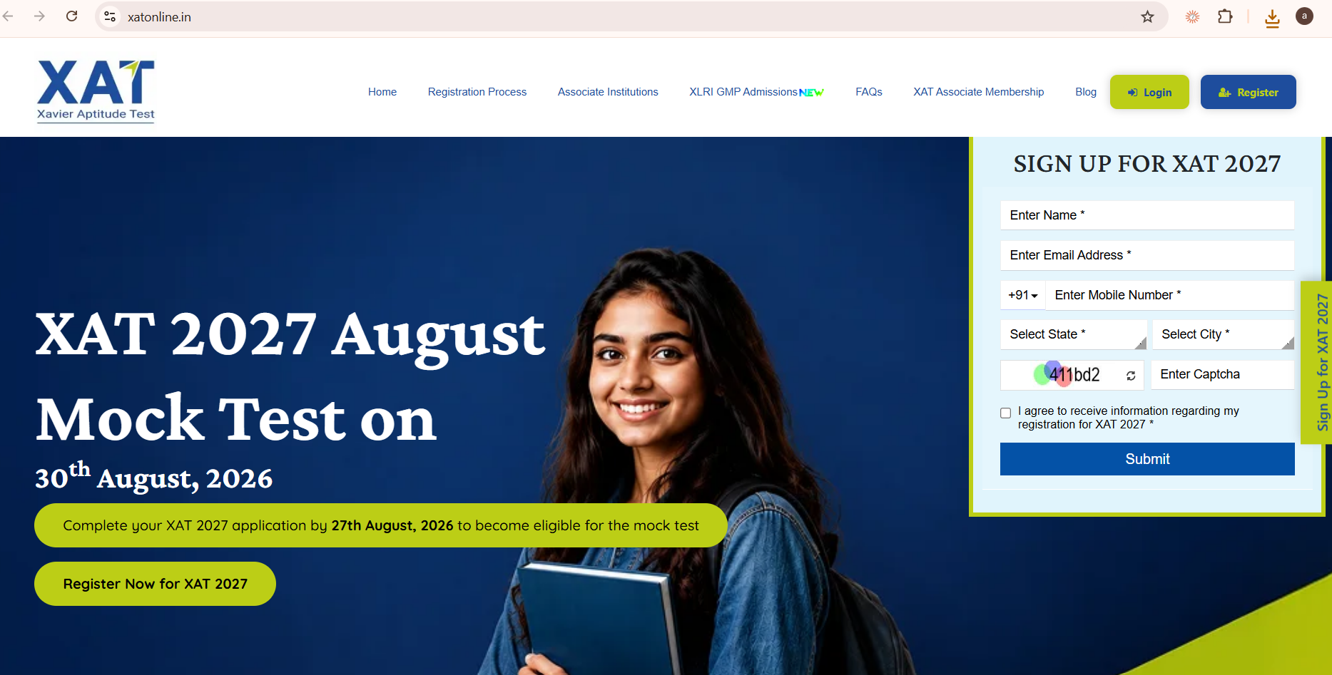 XAT 2027 Registration Active at xatonline.in: Exam Date, Fees, Eligibility and XLRI Application Guide