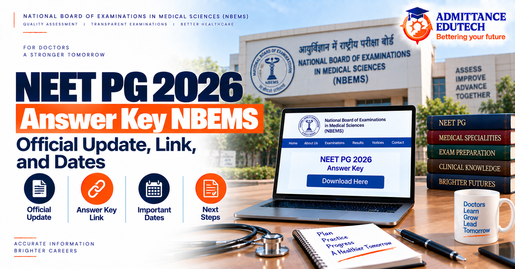 NEET PG Answer Key NBEMS: Official Update, Link, and Dates