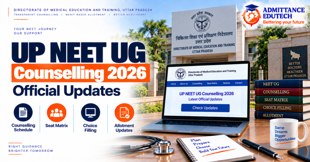 UP NEET UG Counselling 2026: Official Updates
