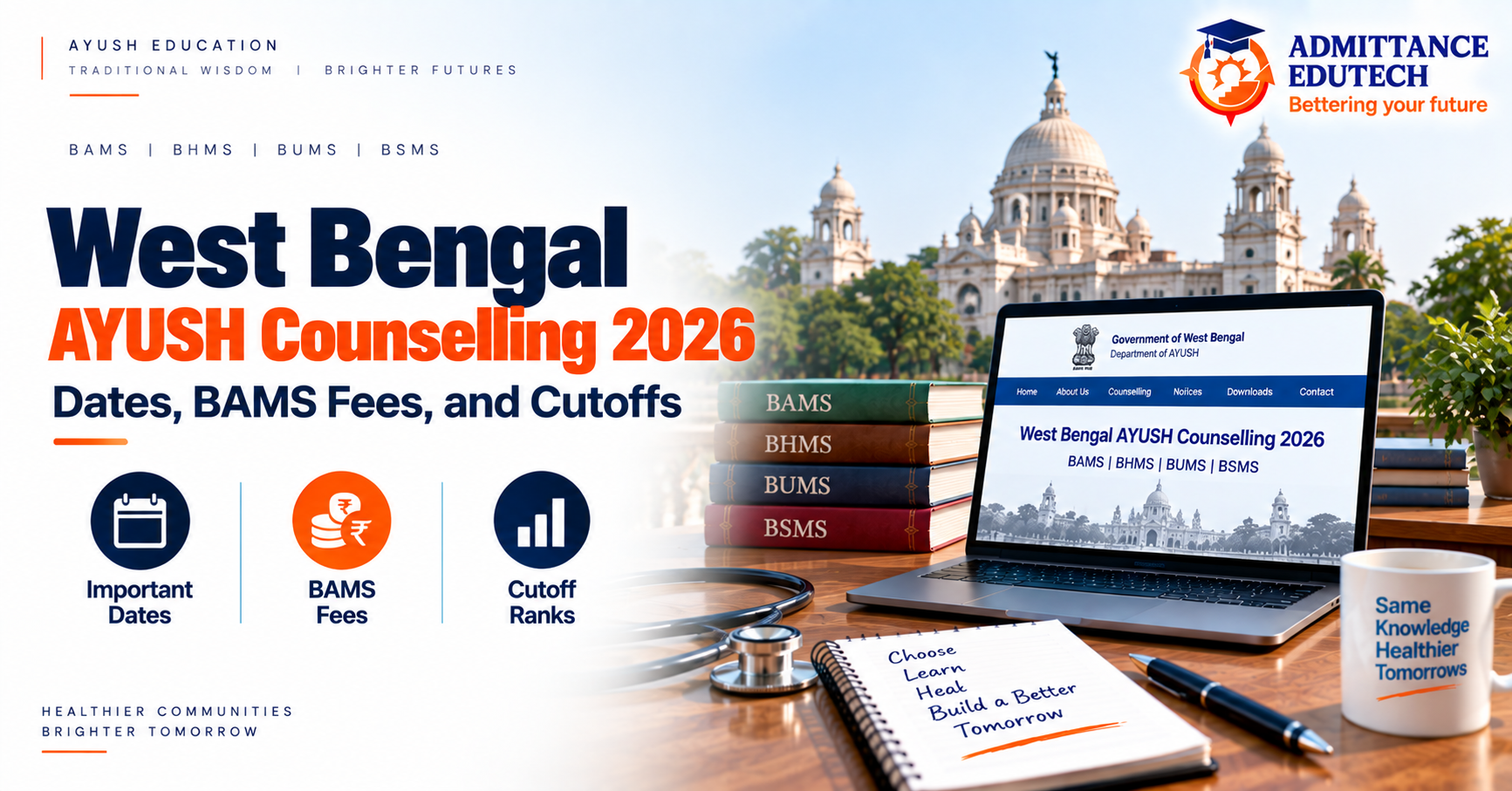 West Bengal AYUSH Counselling 2026: Dates, BAMS Fees, and Cutoffs