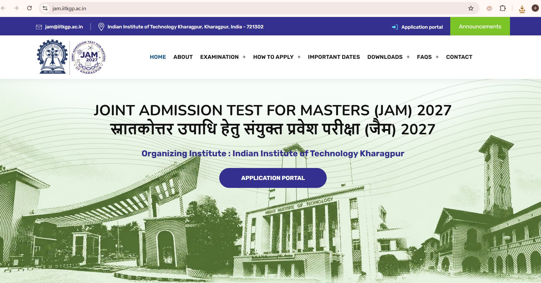 IIT JAM 2027 Brochure Out: IIT Kharagpur Revises Registration Date to September 12, Exam Schedule, Fees, Eligibility, and JOAPS Guide