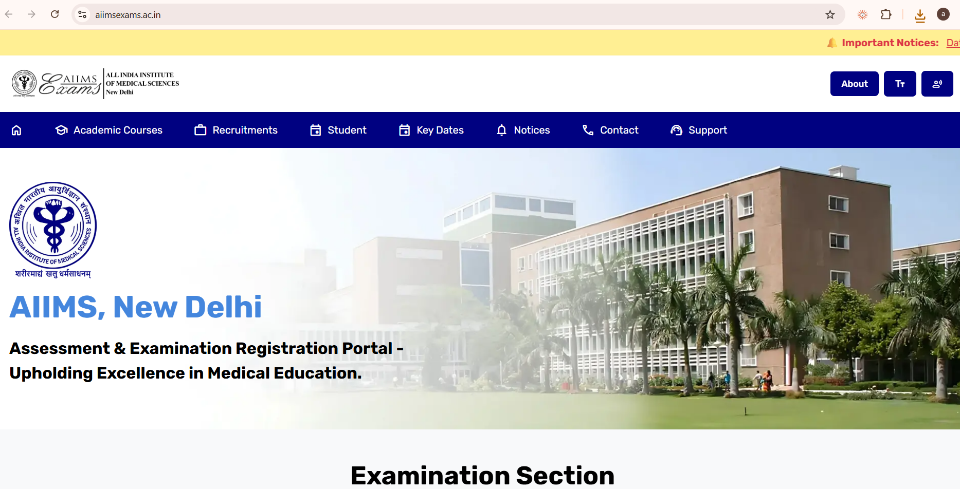 AIIMS NORCET 11 Admit Card 2026 Out: Download Stage 1 Hall Ticket
