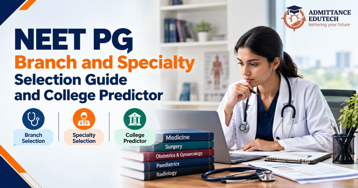 NEET PG Branch and Specialty Selection Guide and College Predictor