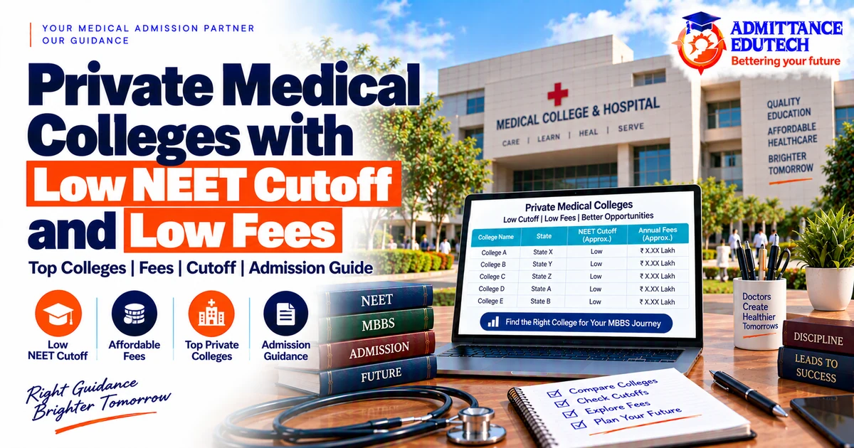 Private Medical Colleges with Low NEET Cutoff and Low Fees
