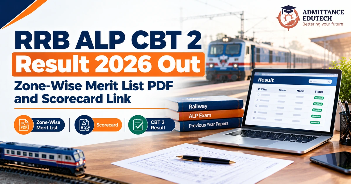 RRB ALP CBT 2 Result 2026 Out: Zone-Wise Merit List PDF and Scorecard Link