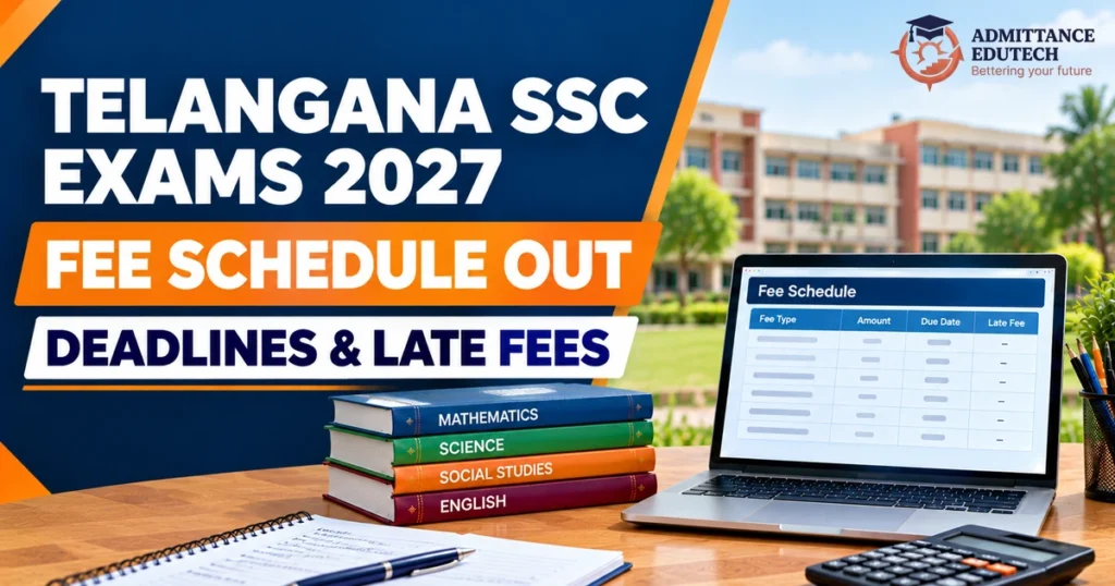 Telangana SSC Exams 2027 Fee Schedule Out: Check Deadlines and Late Fees