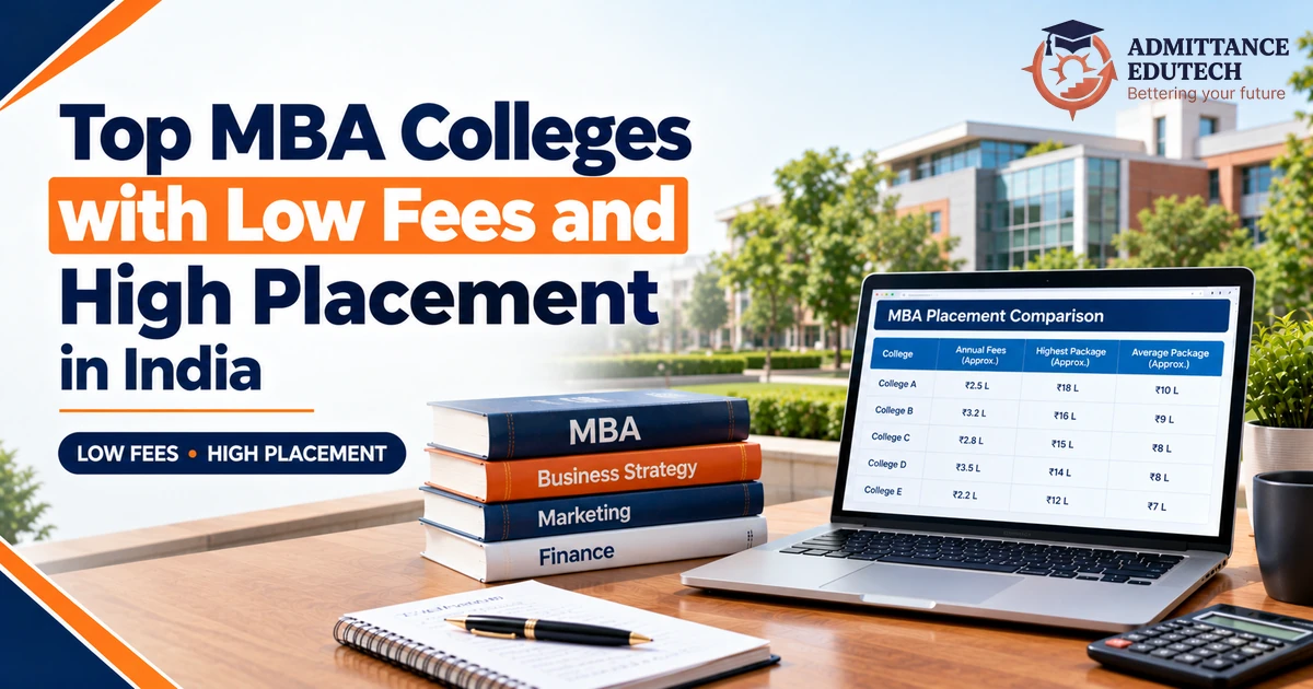 Top MBA Colleges with Low Fees and High Placement in India